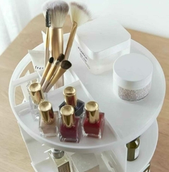 Organizador Bandejas Giratorias Cosméticos Perfume Ajustable en internet