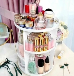 Organizador Bandejas Giratorias Cosméticos Perfume Ajustable - comprar online