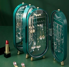 Alhajero organizador joyas plegable con espejo