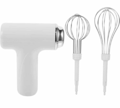 Batidor eléctrico con 2 accesorios inhalambrico con carga usb - comprar online