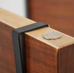 Perchero de puerta colgante 3 ganchos metal y madera baños cocina en internet