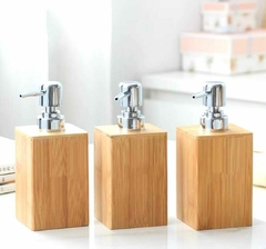 Dispenser Jabon Liquido Baño Bamboo - tienda online