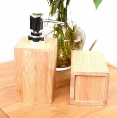 Dispenser Jabon Liquido Baño Bamboo en internet