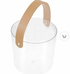 Hielera frapera balde con manija PU para mesa - Baluni