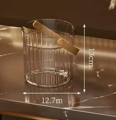 Hielera frapera balde con manija PU para mesa - tienda online