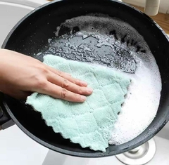 Pack x 2 paños microfibra limpieza multiuso cocina absorbente doble cara . - comprar online