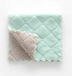 Pack x 2 paños microfibra limpieza multiuso cocina absorbente doble cara . - tienda online