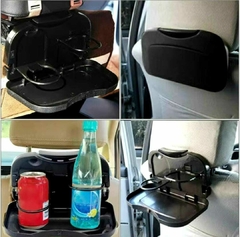Soporte plegable para asiento auto bandeja para comida y bebidas - comprar online