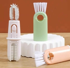 Cepillo Limpieza multifuncion 4 en 1 Botellas Vasos Jarras - comprar online