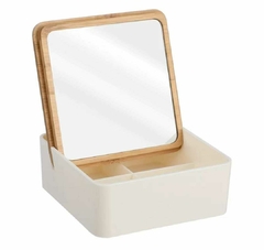 Caja Organizadora Alhajas Accesorios con Tapa y espejo - comprar online