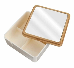Caja Organizadora Alhajas Accesorios con Tapa y espejo - Baluni
