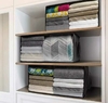 Caja organizadora almacenamiento ropa blanco mantas