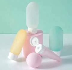 Envases botella recargable Dispensador Cremas Líquidos Set x 4 - comprar online