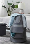 Mochila para ropa Sucia lavadero cierre cordón con bolsillo externo