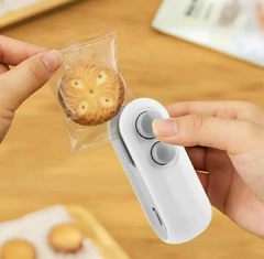 Sellador de bolsas térmico manual cierre hermetico carga usb - comprar online