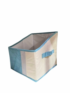 Imagen de Canasto Cesto organizador decorativo plegable juguetes multiuso