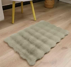 Alfombra antideslizante para hogar baño pelo suave