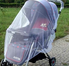 Imagen de Mosquitero tull protector para cuna y cochecito Bebe con elastico