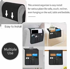 Organizador sillon apoya brazos bolsillos controles - Baluni