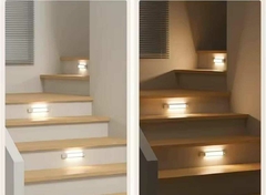Tira luz led sensor placard alacena adhesivo y carga usb - comprar online