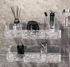 Estante organizador baño cosmeticos adhesivo