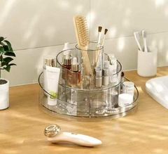 Organizador bandeja giratoria maquillaje especias cosmeticos accesorios