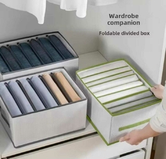 Imagen de Organizador de ropa plegable guardado placard 10 divisiones rigido