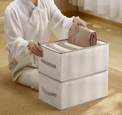 Organizador de ropa plegable guardado placard 10 divisiones rigido - comprar online