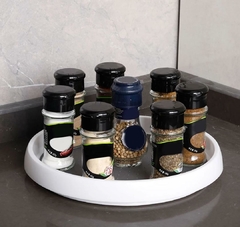 Bandeja giratoria base silicona especies condimentos cocina - comprar online