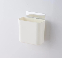 Organizador porta cepillos accesorios adhesivo - Baluni