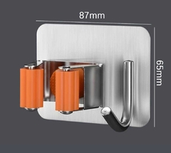 Soporte Escobero con Gancho Metal Adhesivo - tienda online