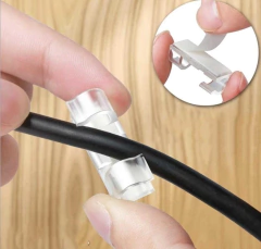 Organizador Cables adhesivo plancha x 16 unidades - Baluni