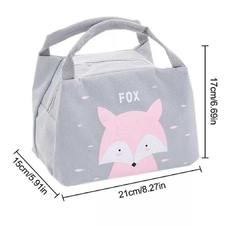 Bolso Vianda Lanchera Comida con Aislante térmico portátil - tienda online