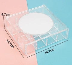 Caja Organizadora Alhajas Cosméticos con Espejo y Tapa - Baluni