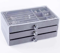 Organizador Accesorios Joyas Alhajero con cajonera afelpada - comprar online