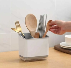 Escurridor organizador cubiertos con divisiones deco - comprar online
