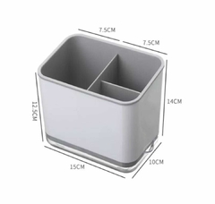 Escurridor organizador cubiertos con divisiones deco - tienda online