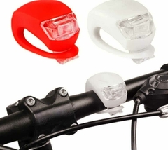 Set Luces Bicicleta Led Silicona x 2 unidades