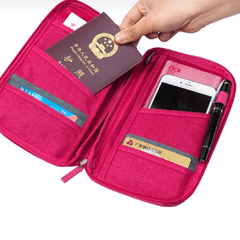 Porta documento pasaporte viaje en internet