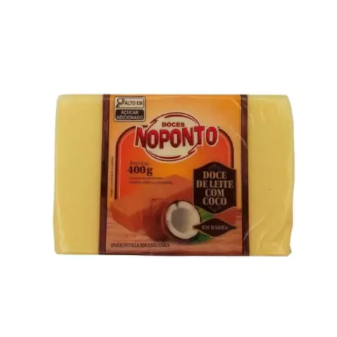 DOCE DE LEITE C/CÔCO 400G (em barra)