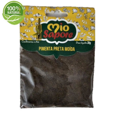 PIMENTA PRETA MOIDA (embalagem de 20g) - MIO SAPORE