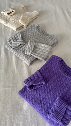 Sweater Zeus trenzado - comprar online
