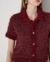 TWI25 010 BLUSA GOLA POLO ANTONELLA TWEED na internet