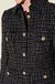 CASACO TWEED BLACK/WHITE 24472 - VERNISSAGE