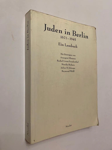 Annegret Ehmann Juden In Berlin / 1671-1945