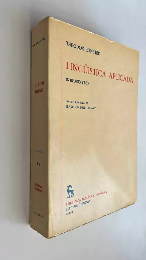 Lingüística aplicada - Theodor Erneter