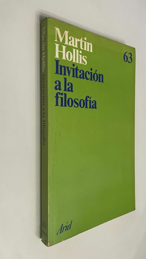 Invitación a la filosofía - Martin Hollis - comprar online