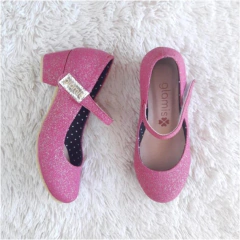 Imagen de glamis taquitos. glitter fucsia