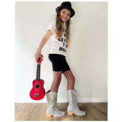 glamis botas taylor - glitter plata - glamis