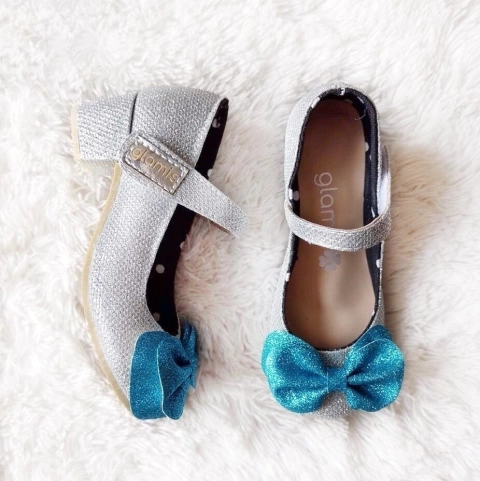 glamis moño. turquesa